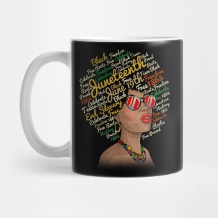 American African Girl Juneteenth Mug